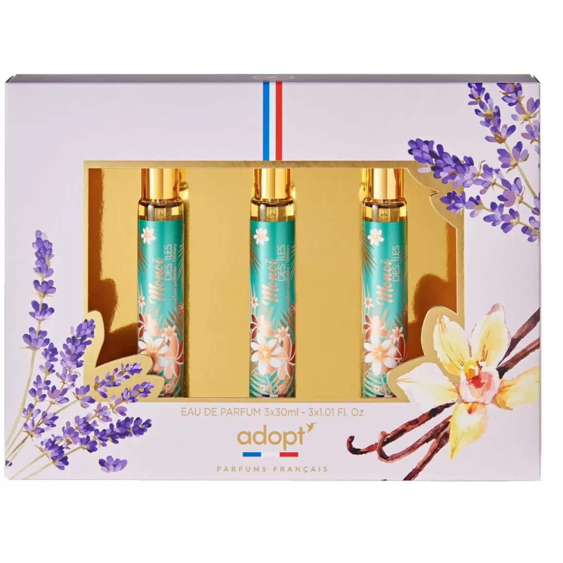 Hot Trio Monoi Des Iles Coffret Parfum